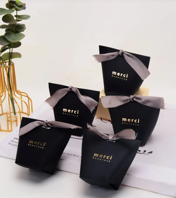 merci gift bag 4" x 4"