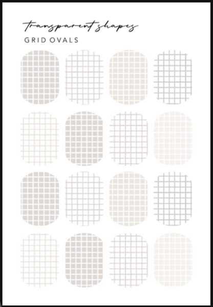 grid shapes stickers