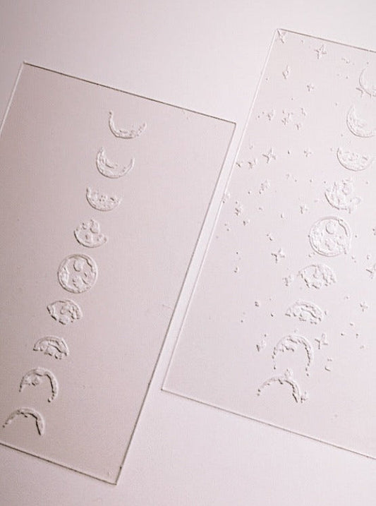 LUXE moon phases etched dashboard (20milTHICCC)