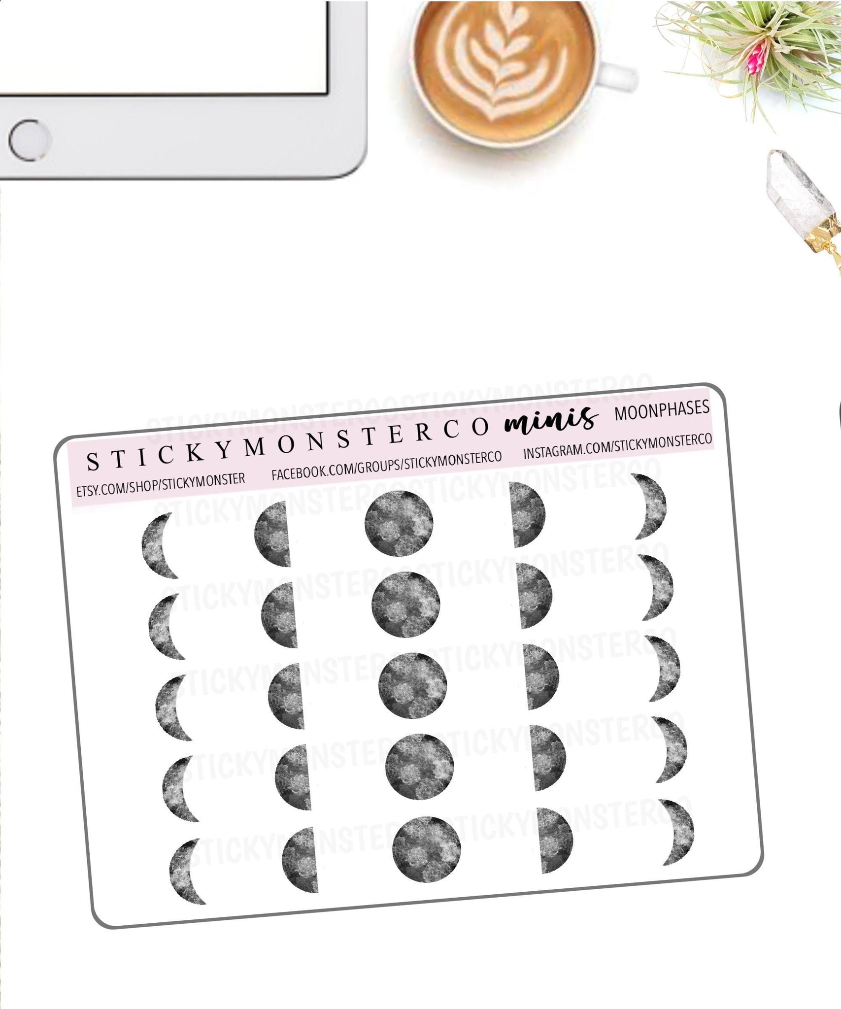 mini moon phases icon