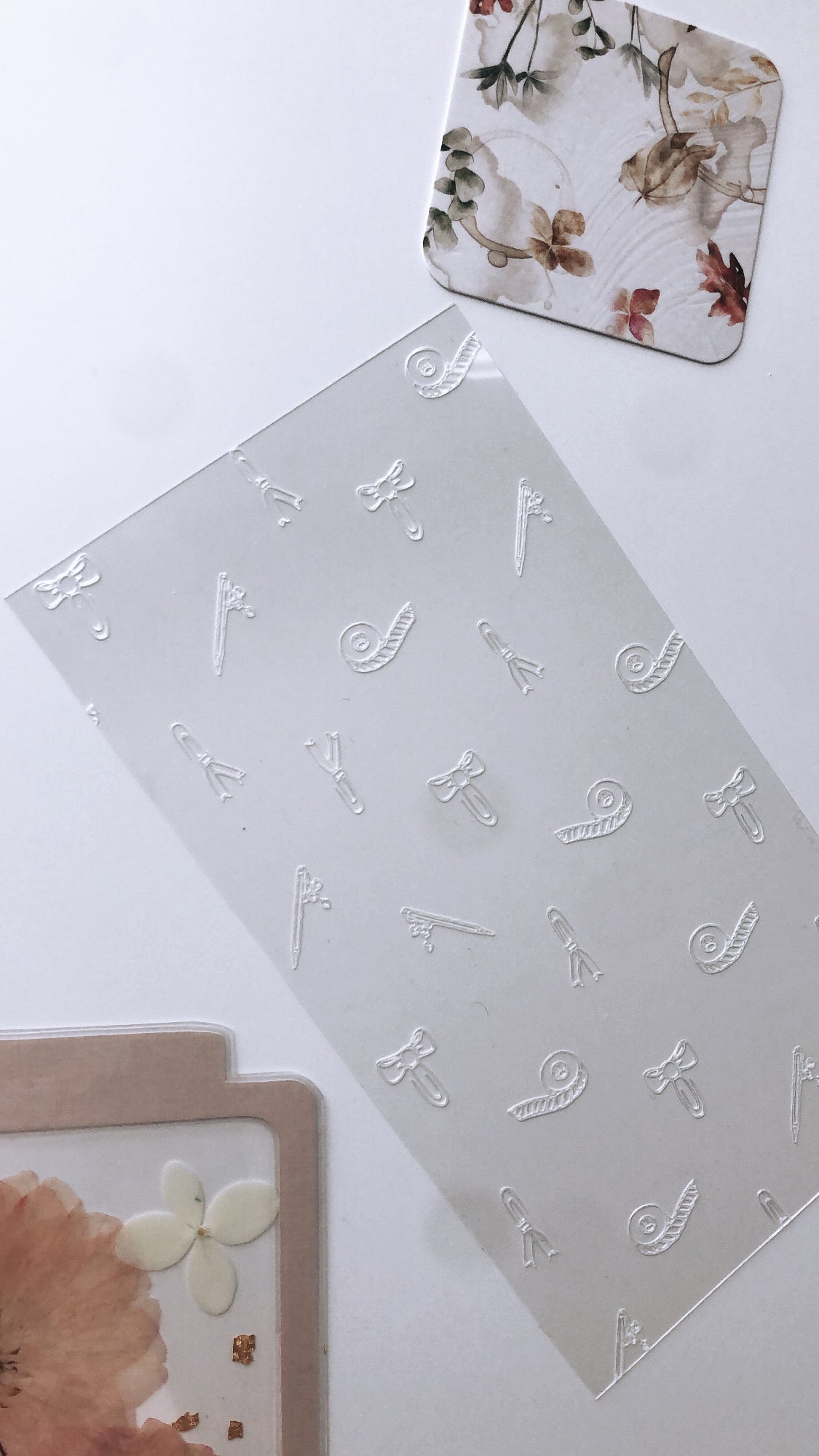 etched planner girl doodle dashboard - 20mil thick