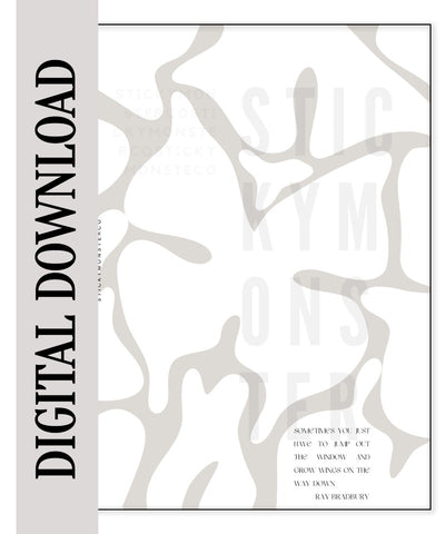 digital matisse abstract minimal dashboard digital download