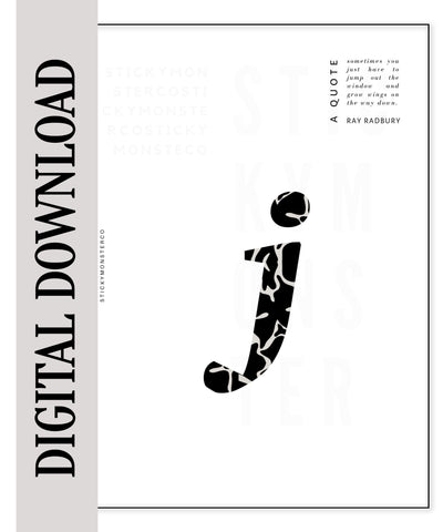 digital matisse monogram minimal dashboard digital download
