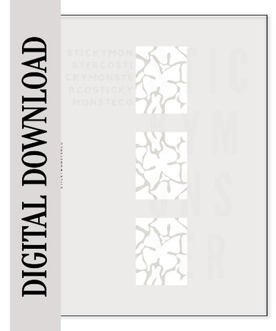 digital matisse tiles minimal dashboard digital download