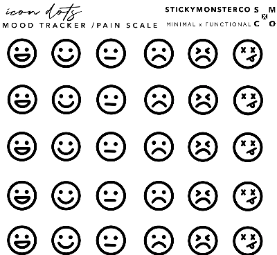 mood tracker / pain level icon